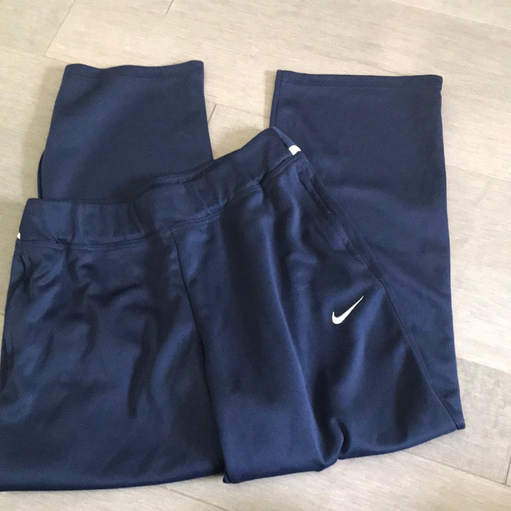Navy Blue Nike Track Bottoms